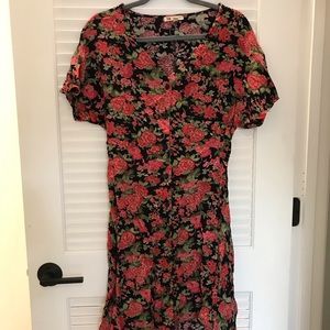 Floral Button Down Dress